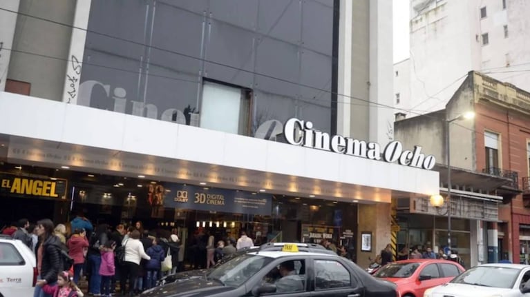 El incidente ocurrió en el Cinema Ocho de La Plata. Foto/ Agenda Cine